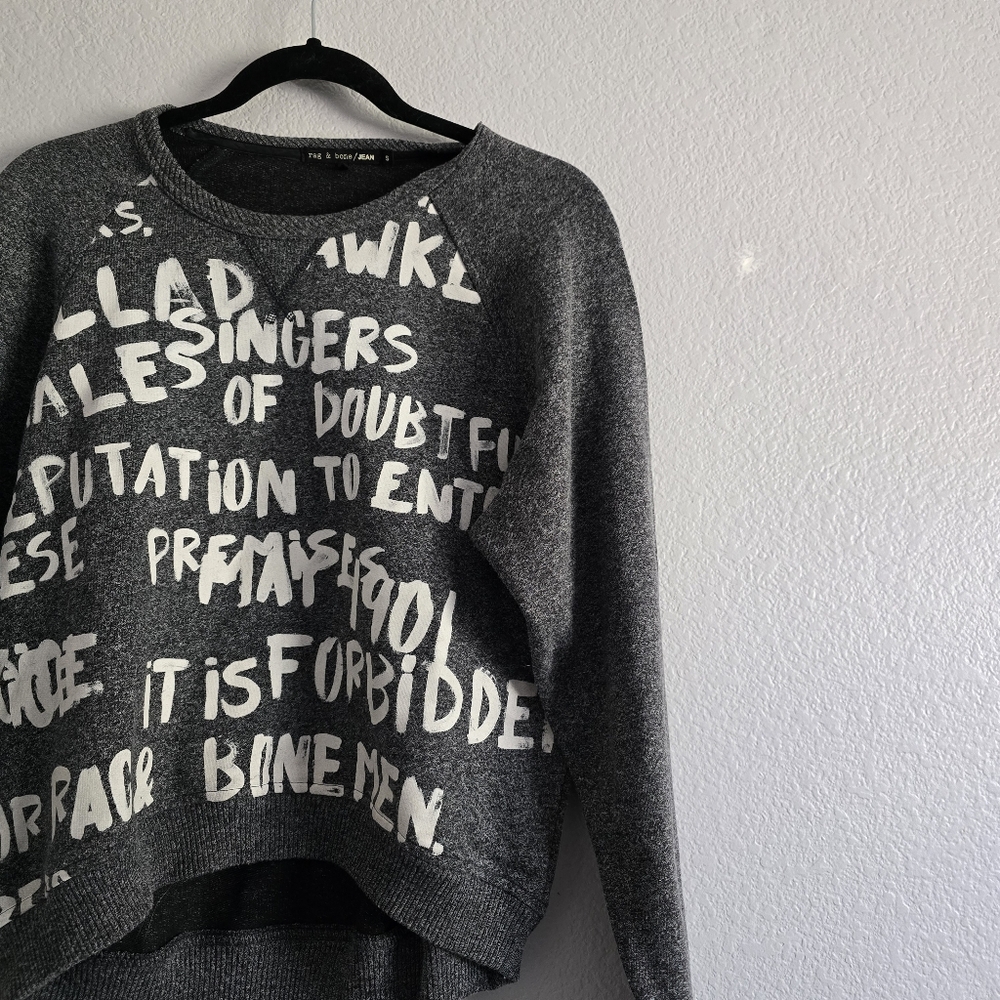 Rag & Bone Graffiti Crew / Grey - Picture 3 of 4